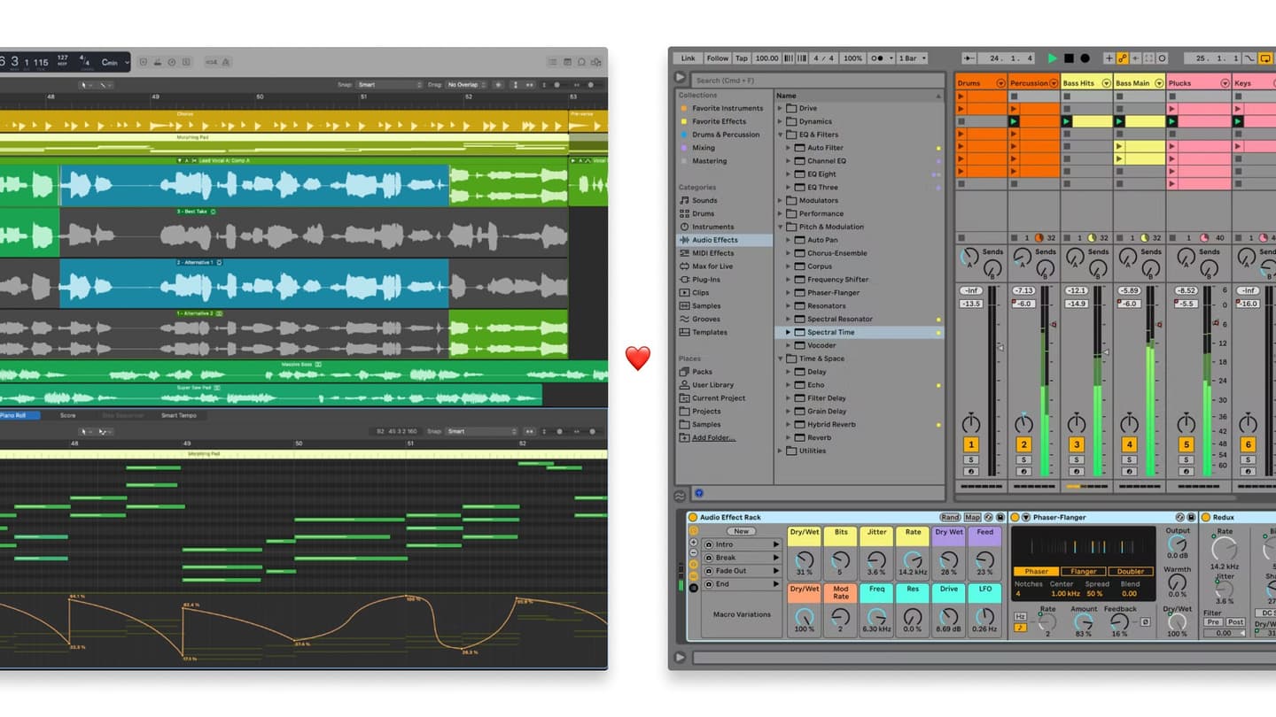 Logic vs. Ableton: The Ultimate DAW Comparison