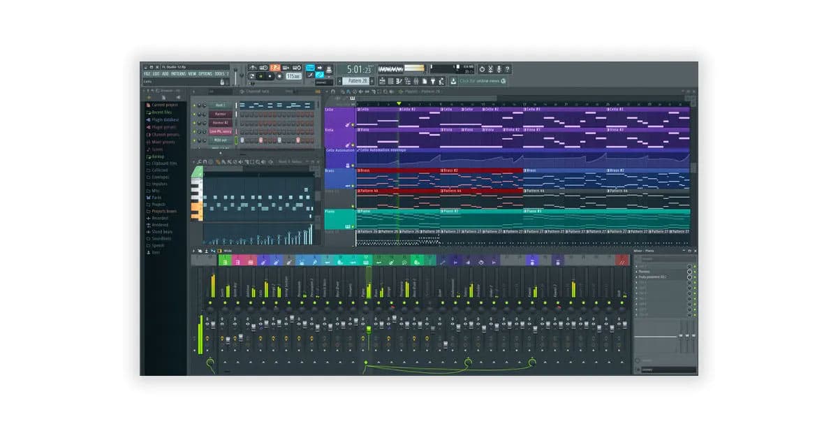 FL Studio 20 interface