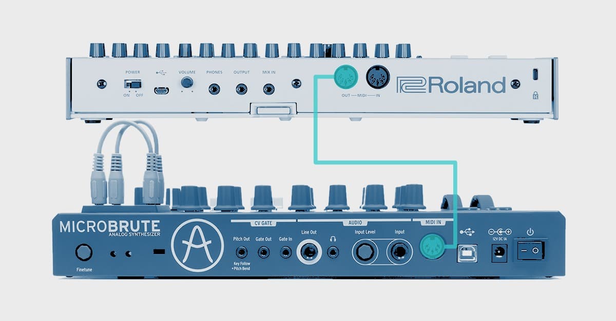 routing midi out and midi in